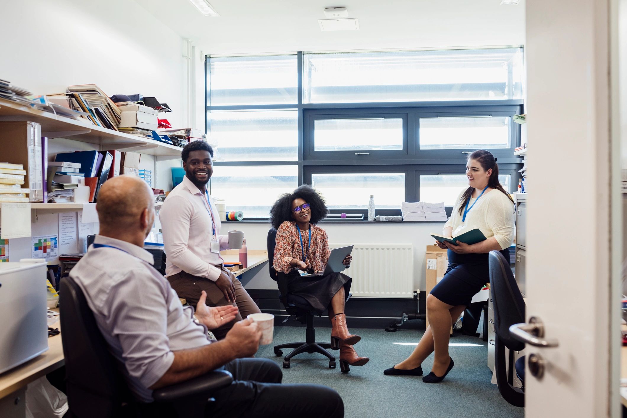 Business team meeting in a modern office