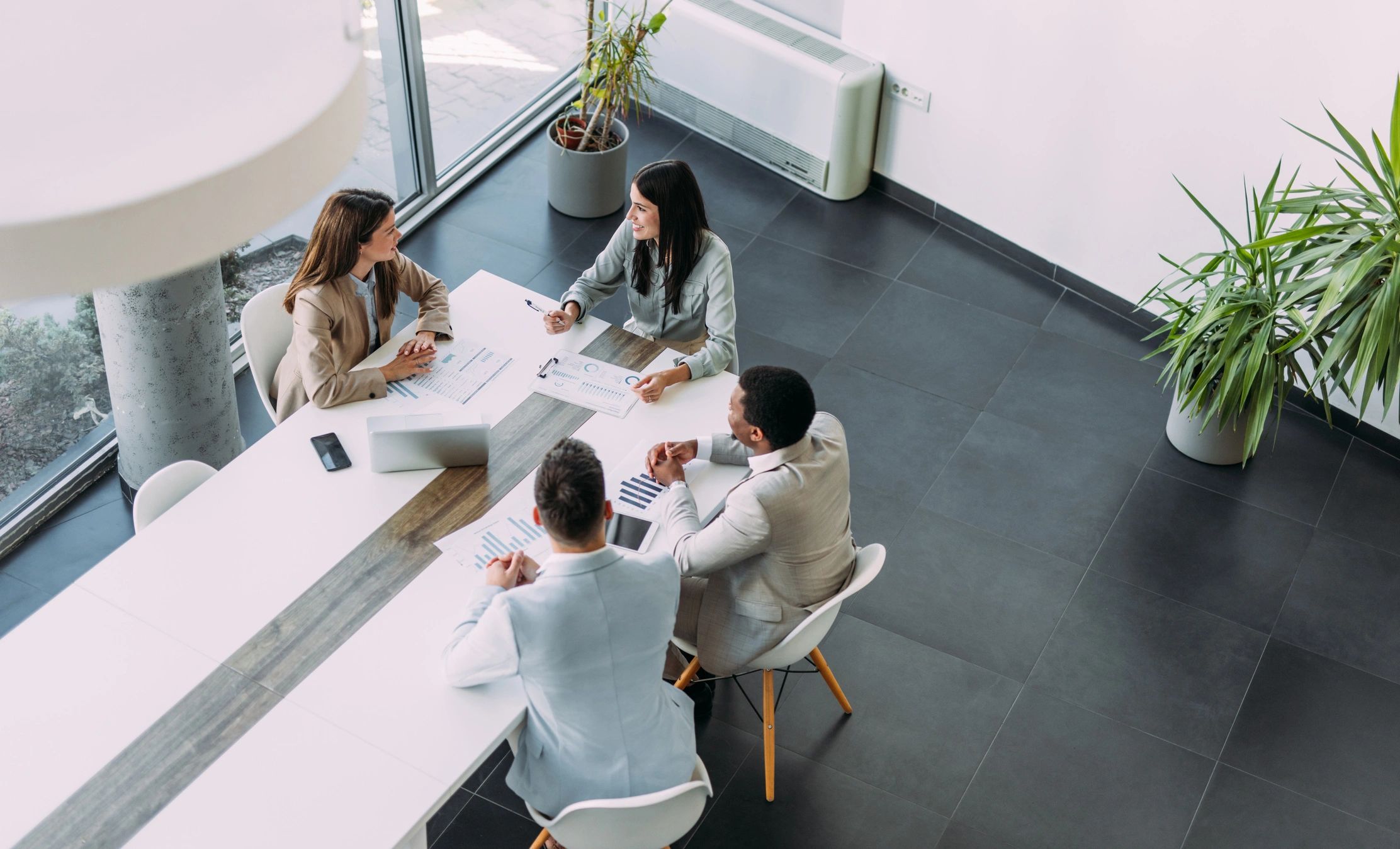 Business team in office meeting